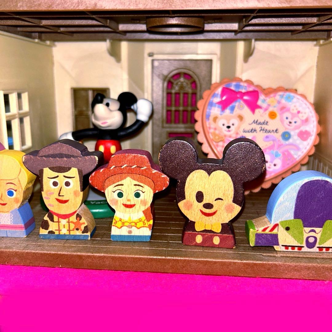 ディズニーぬいぐるみツムツム　オラフ　ポップコーンバケット　シルバニアお家セット