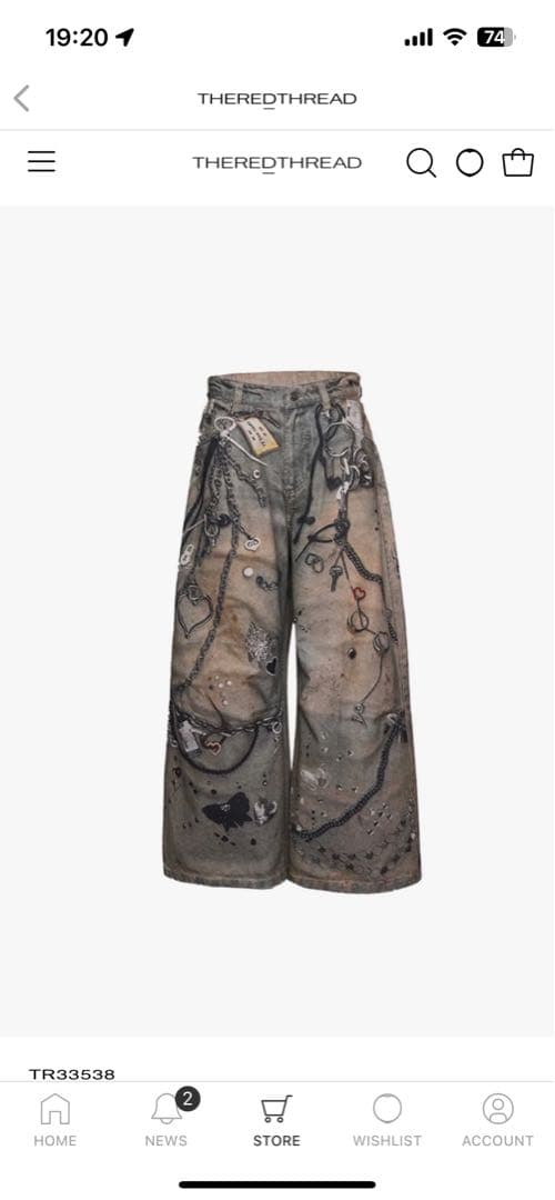 Theredthread S print denim 1 toys - メルカリ