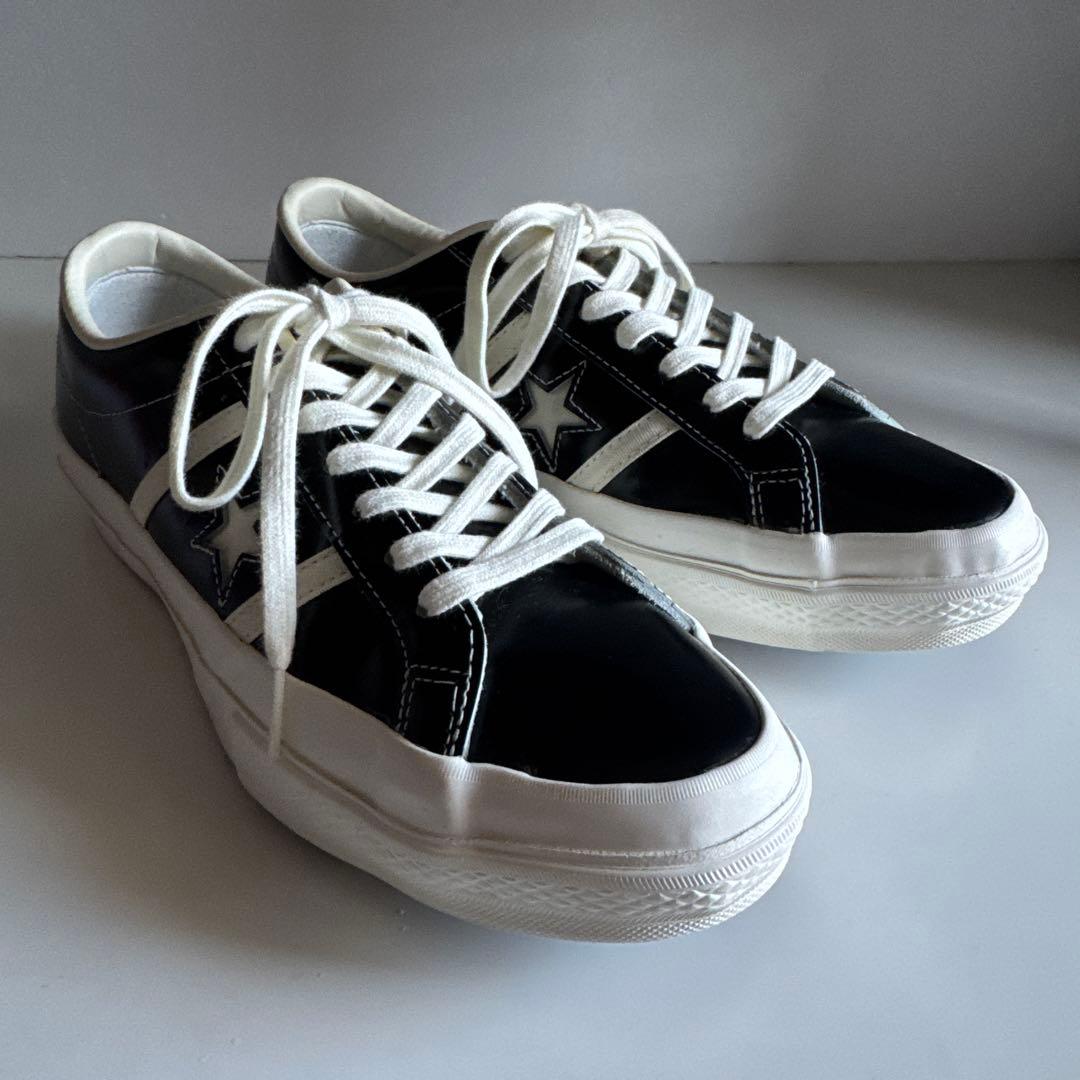 コンバース　スター＆バーズVTG　レザー　タイムライン　27.5cm