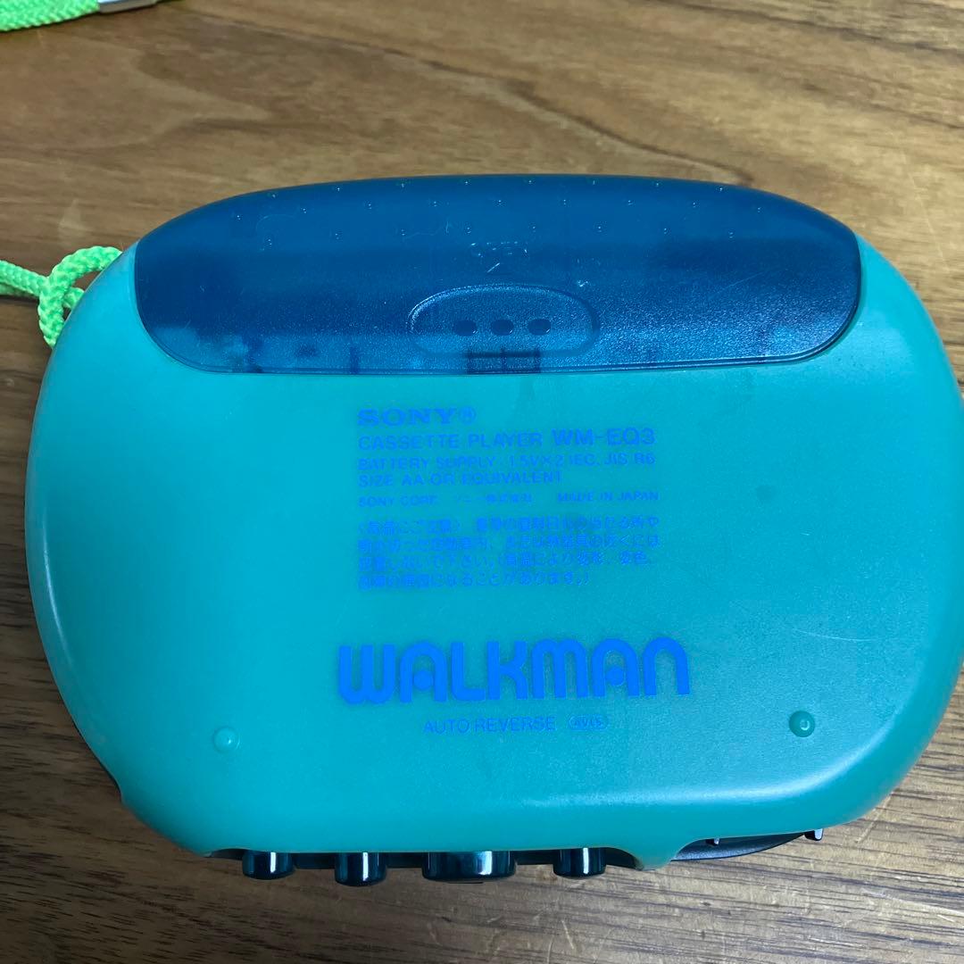 ジャンク品】スケルトン SONY カセットウォークマン - メルカリ