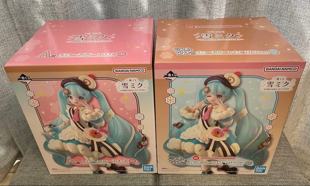 【おまけ12個付き】一番くじ 雪ミク A賞+ラストワン賞 フィギュア 初音ミク