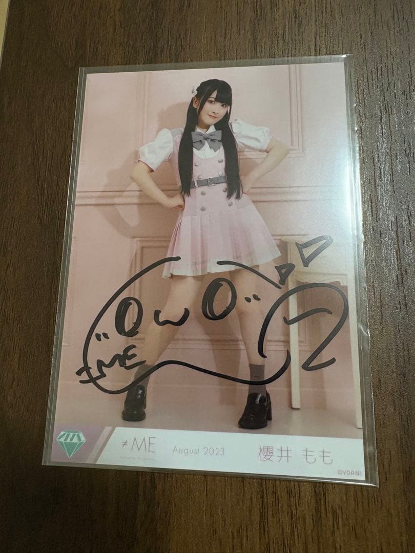 ノイミー 櫻井もも 生写真 直筆 - メルカリ