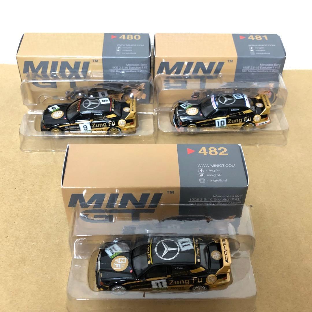 ミニGT MGTS0003 メルセデスベンツ 190E 2.5-16 3台セット - メルカリ
