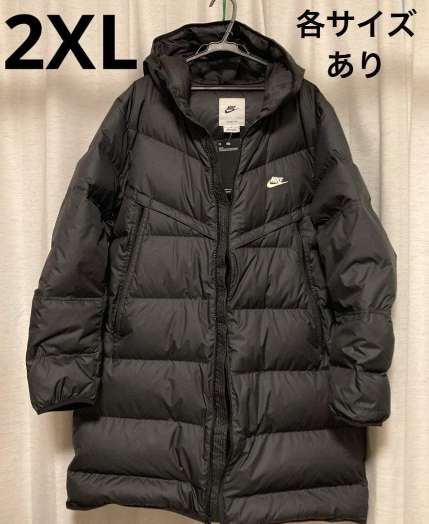 ナイキ ダウンフィル ウィンドランナー ダウンコート ベンチコート