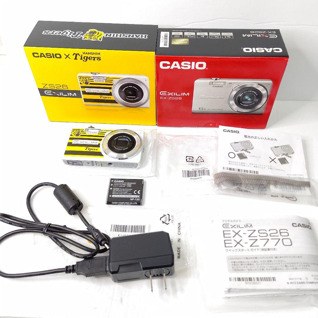 カシオ　エクシリム　デジタルカメラ　阪神タイガースモデル　極美品　EX-ZS26 61zOAInhx0L._AC_UF350,