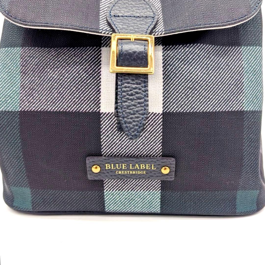 未使用級✨BLUE LABEL CRESTBRIDGE リュック PVC レザー - メルカリ