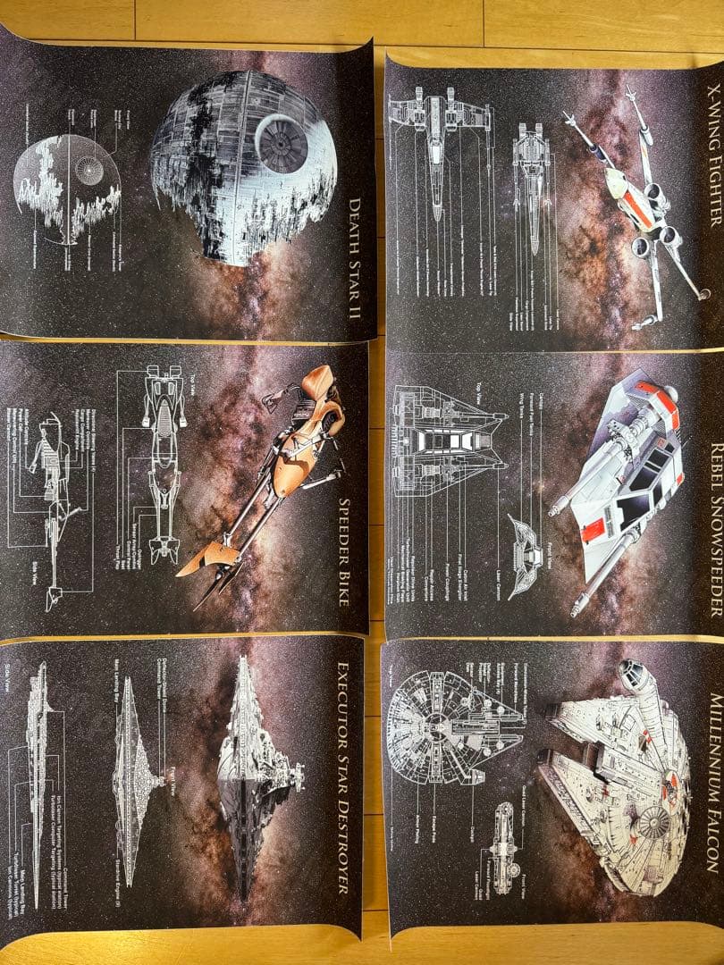 Death Star II グラフィックアート 6枚まとめ売り新品未使用