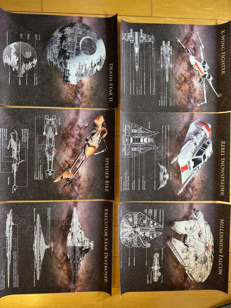 Death Star II グラフィックアート 6枚まとめ売り新品未使用