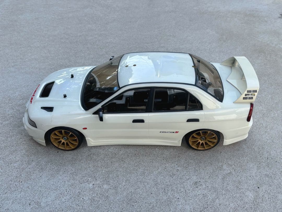 タミヤ RC 三菱 ランエボ4 頭文字D 岩城清次 イニD ランサー エンペラー