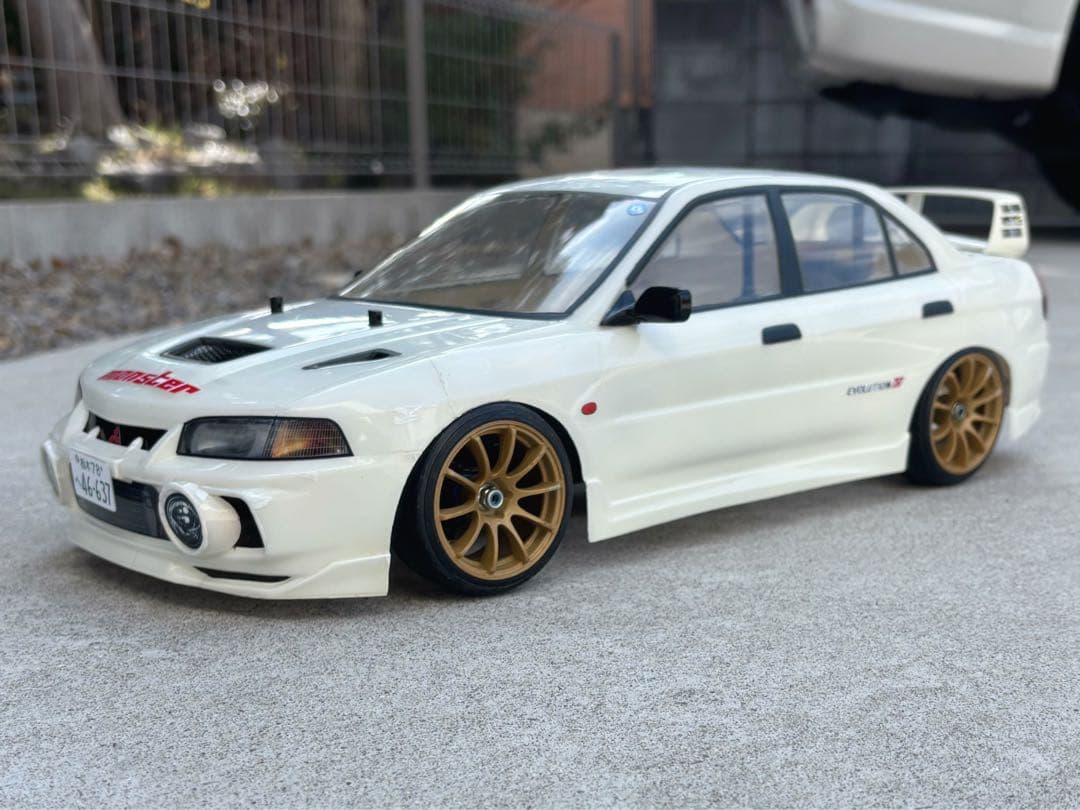 タミヤ RC 三菱 ランエボ4 頭文字D 岩城清次 イニD ランサー エンペラー