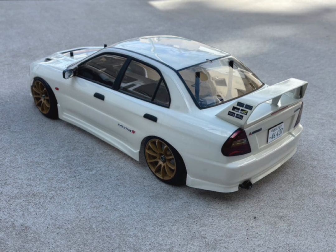 タミヤ RC 三菱 ランエボ4 頭文字D 岩城清次 イニD ランサー エンペラー