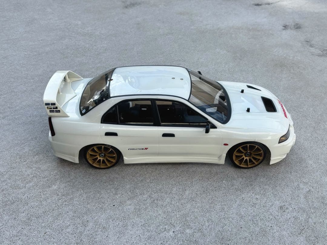 タミヤ RC 三菱 ランエボ4 頭文字D 岩城清次 イニD ランサー エンペラー