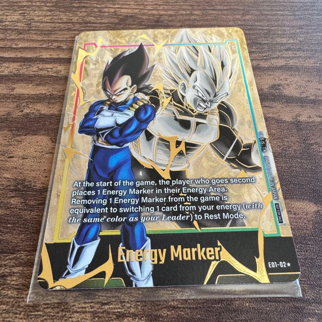希少品　フュージョンワールド　エナジーマーカー　パラレル　ベジータED1-02⭐︎