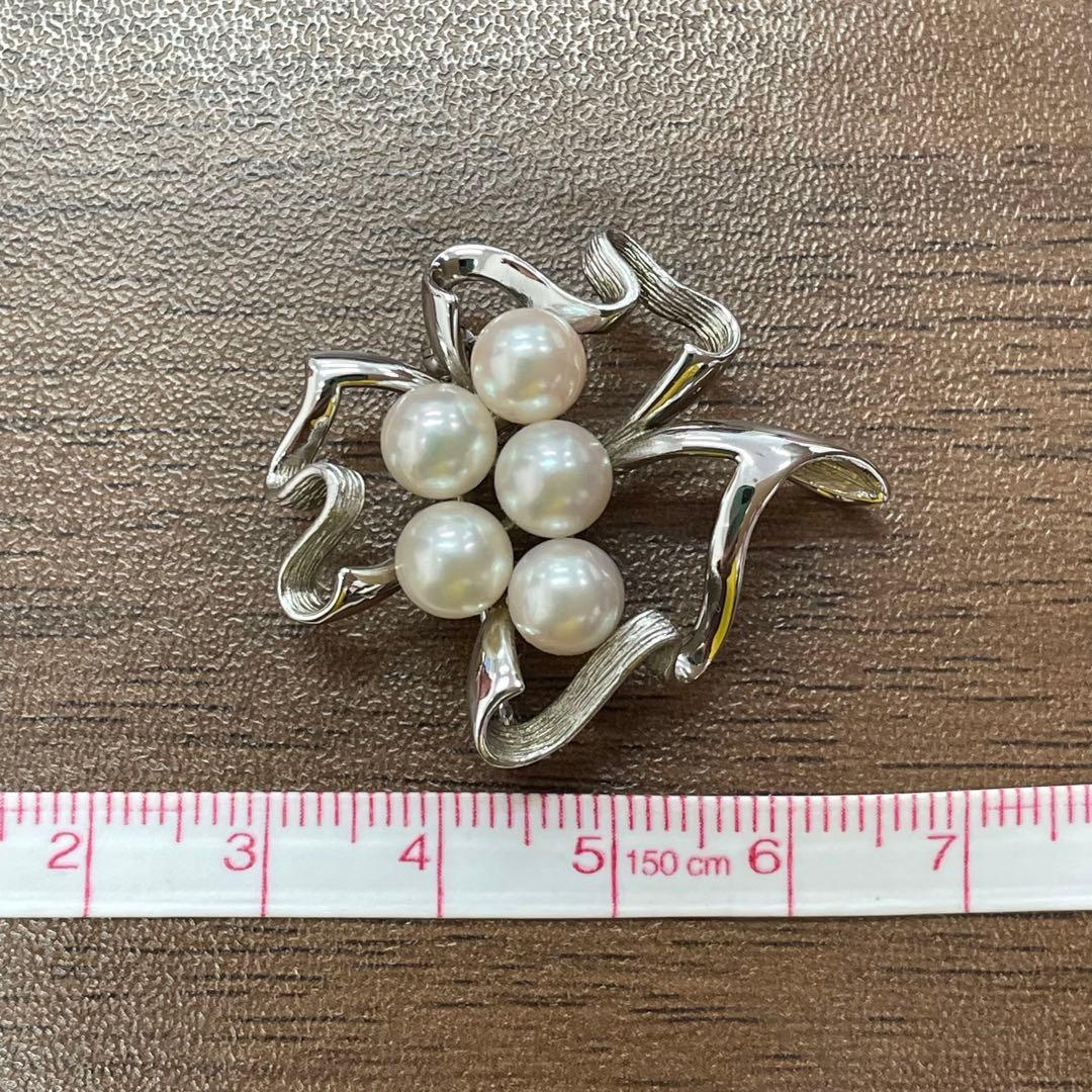 遺品整理 生前整理 パールブローチ SILVER - メルカリ