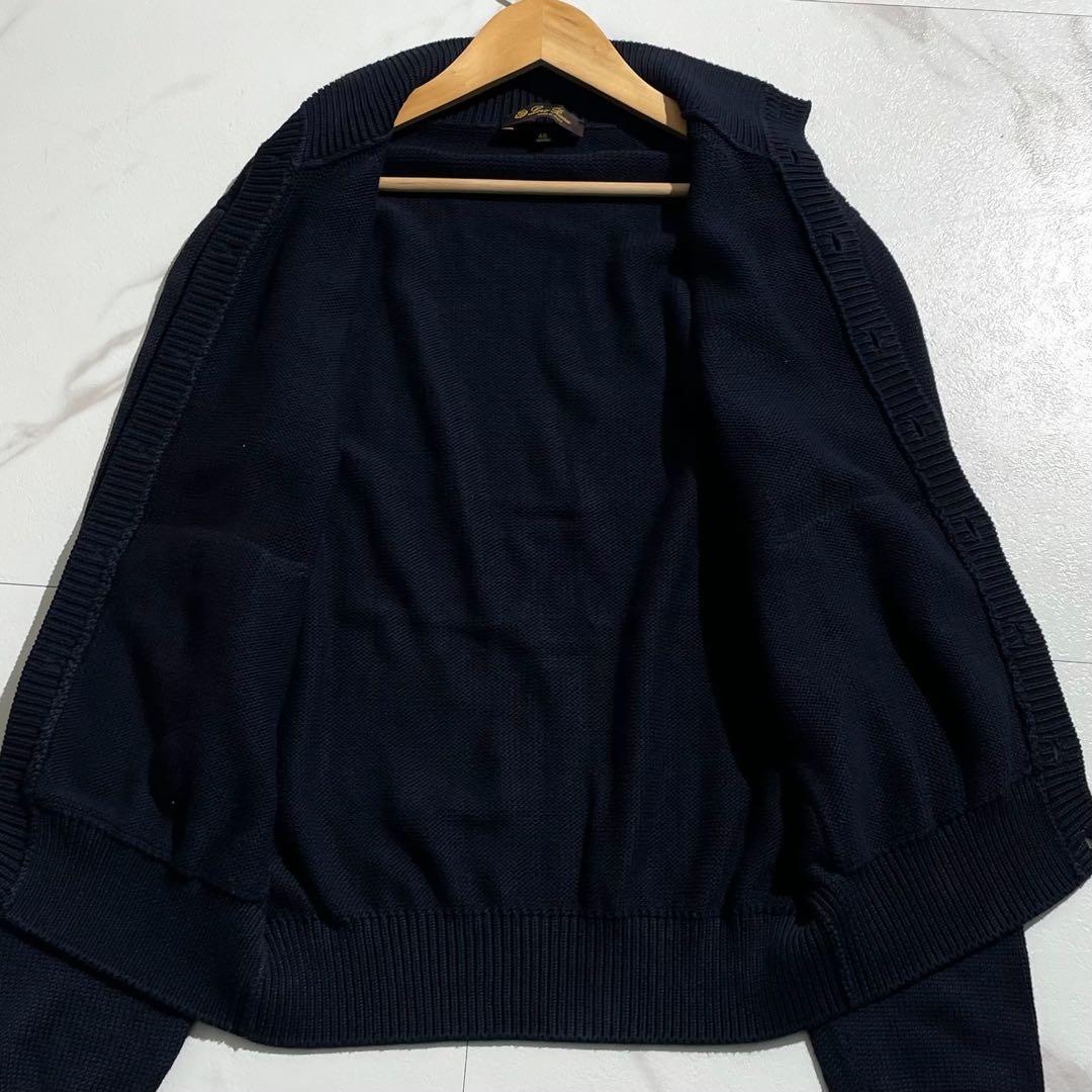 美品/Mサイズ】Loro Piana ロロピアーナ カーディガン ネイビー系