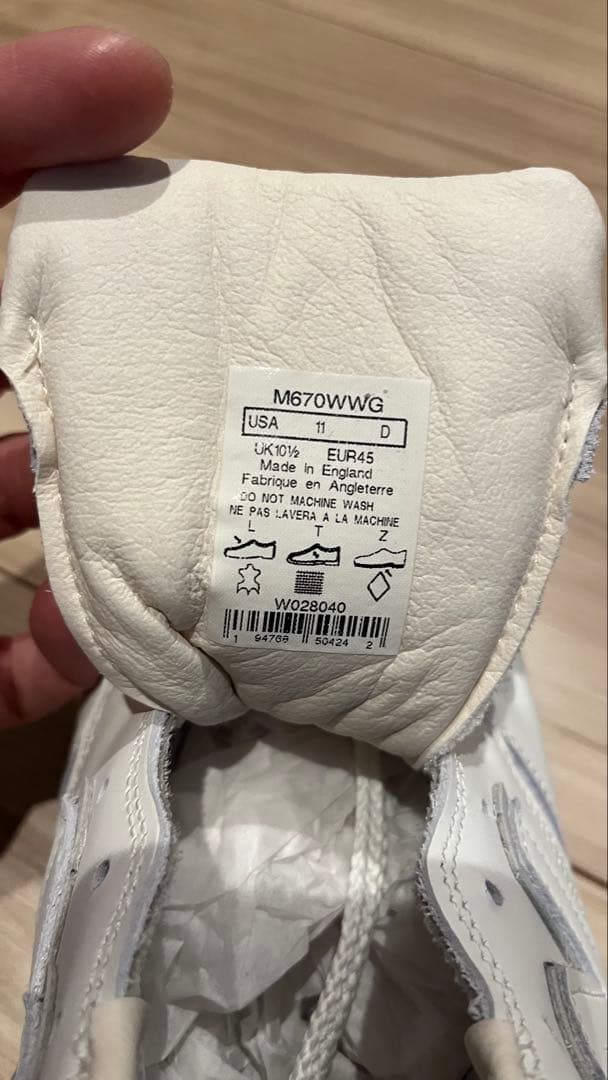 【新品】New Balance M670WWG 29.0cm