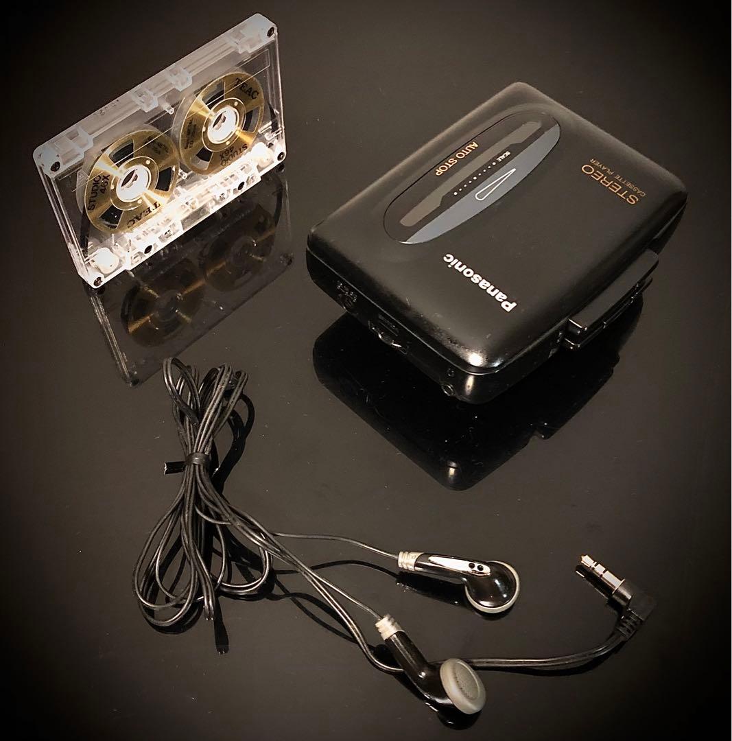 カセットウォークマンPanasonic RQ-P30 黒「整備済み、完動美品