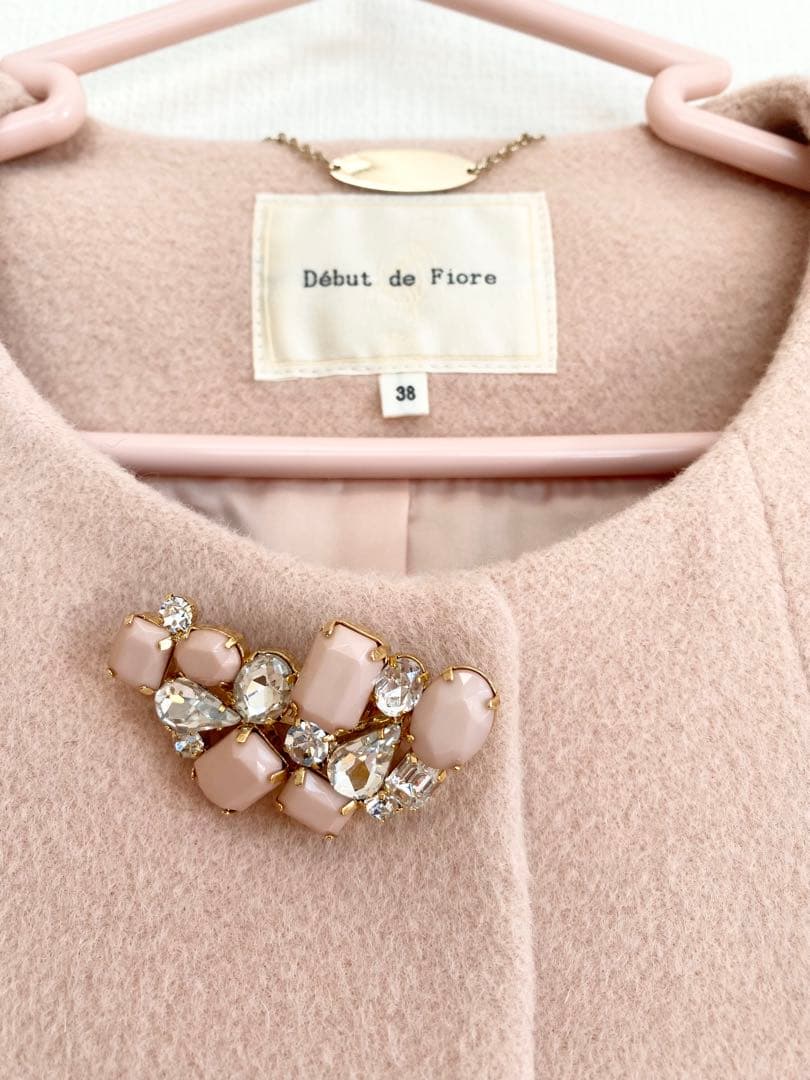 Debut de Fiore】さえこさんコート♡ピンクベージュ 38 復刻版 - メルカリ