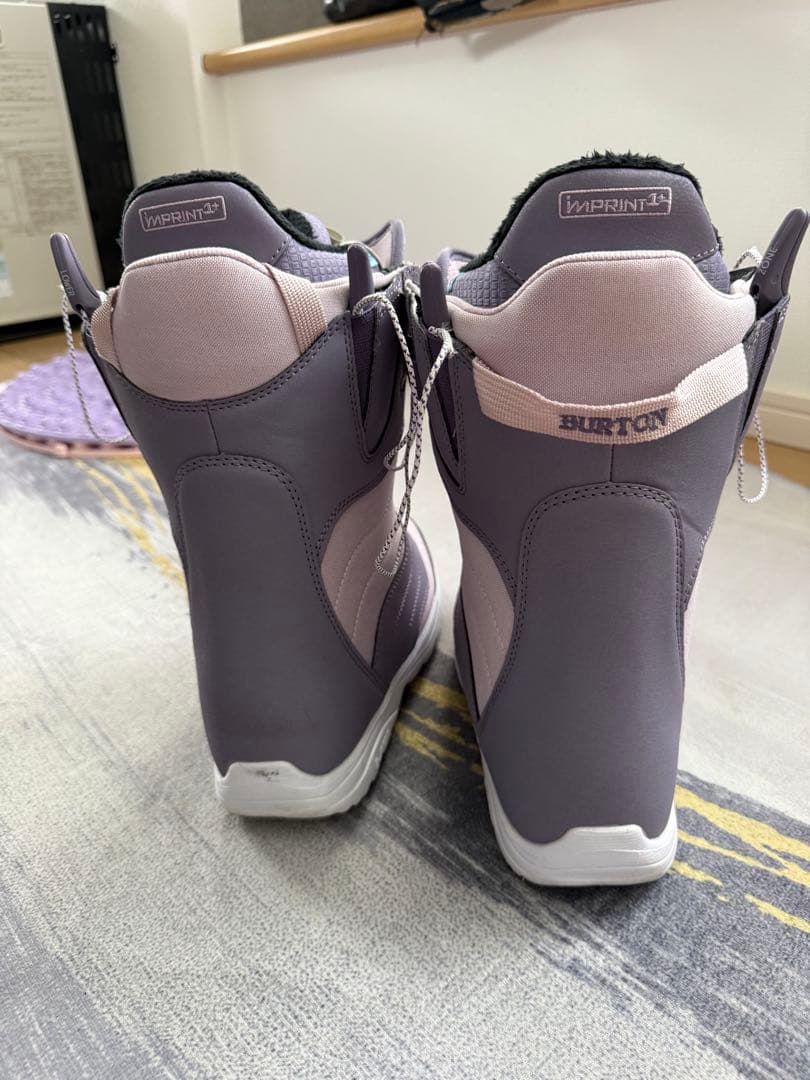 Burton Mint 女性用スノーボードブーツ 23.5cm パープル