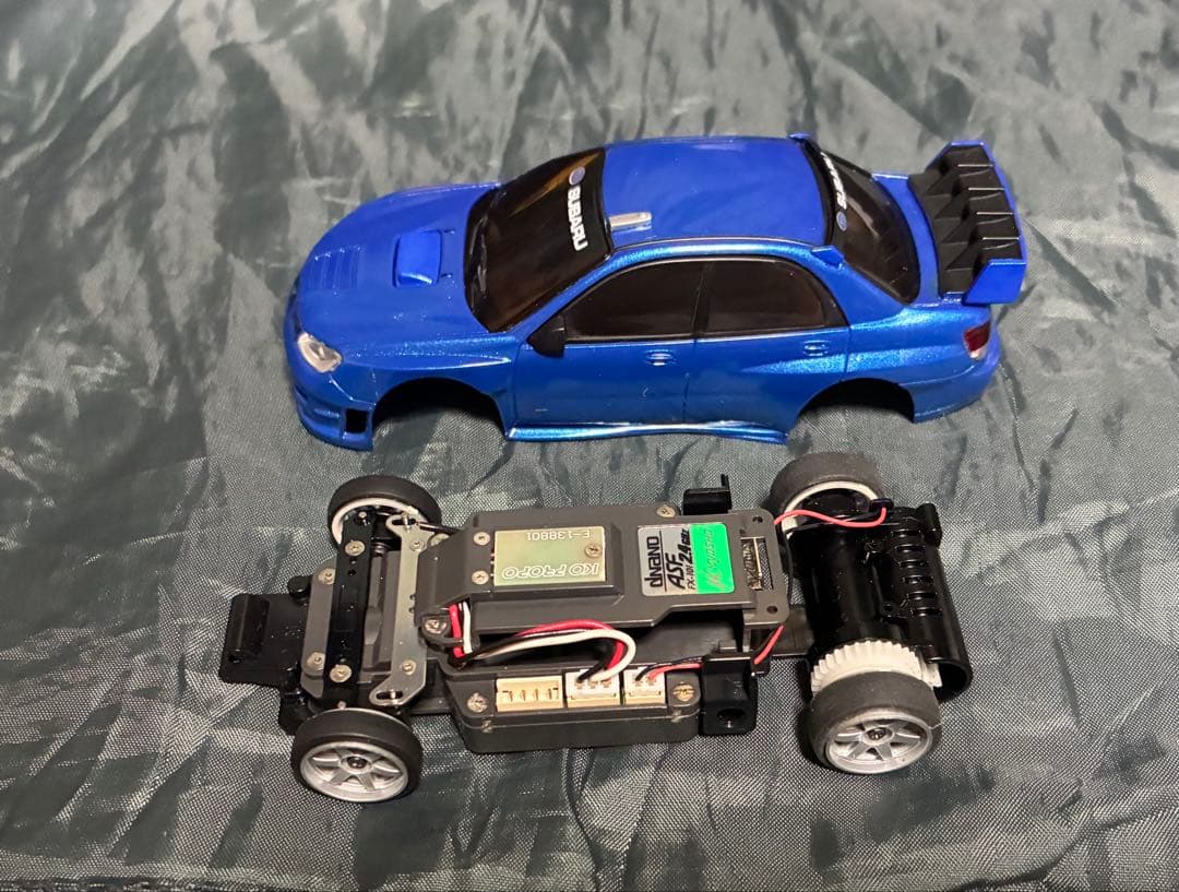 京商 dNano インプレッサ シャーシ・ボディセットタイプRM 未使用ボディ他