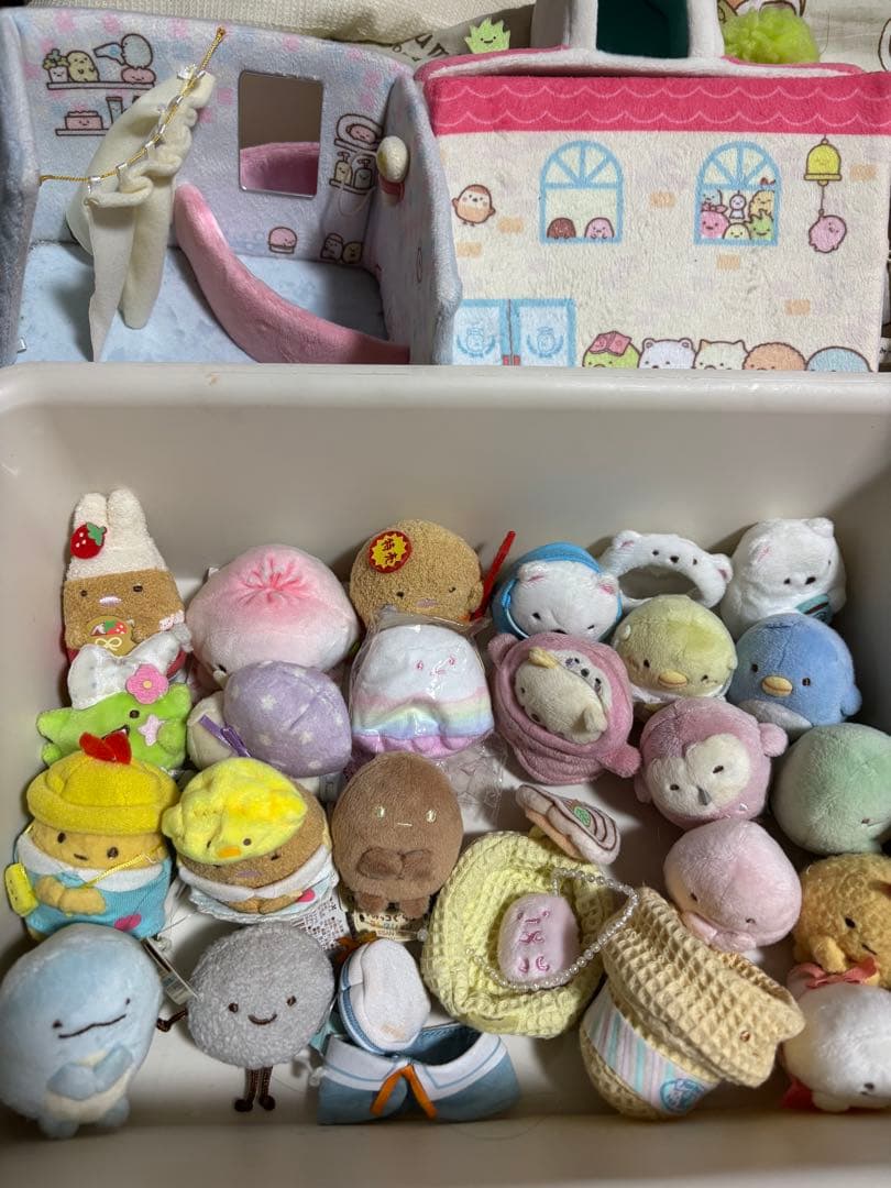 すみっコぐらし　てのりぬいぐるみ　まとめ売り　セット　学校　お風呂　　ハウス