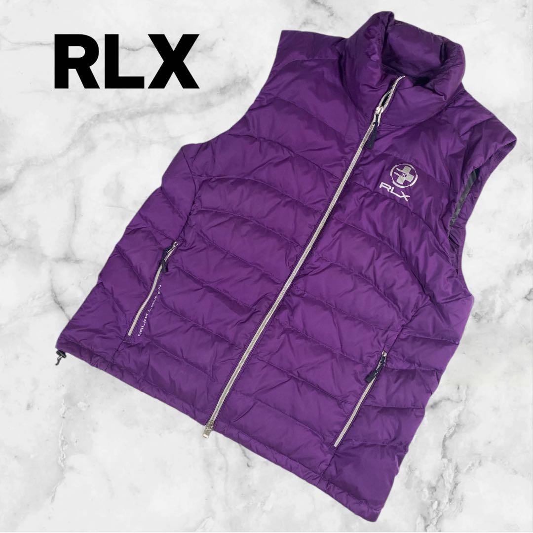 ラルフローレン RLX ゴルフ 紫 パープル ダウンベスト M 袋付 - メルカリ