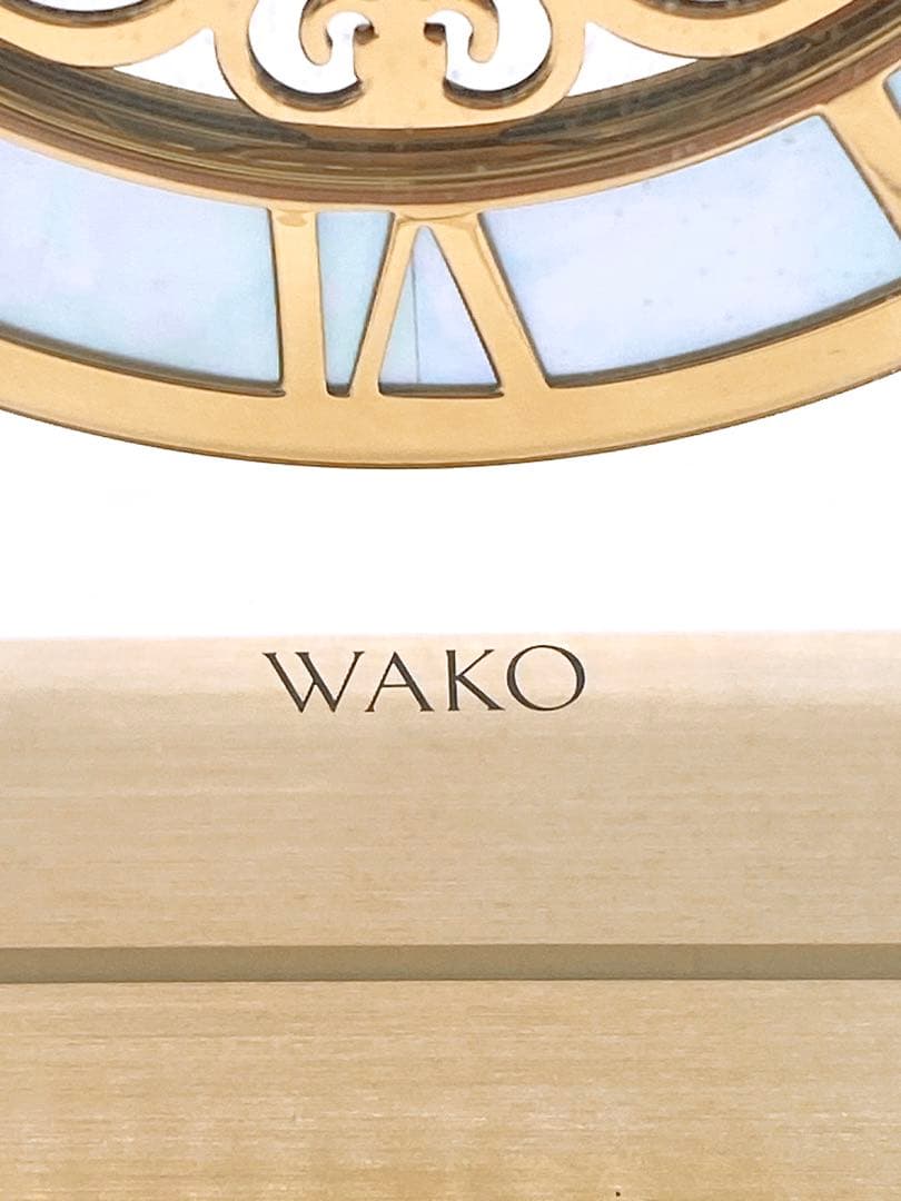 A*a様 希少・美品 GINZA WAKO 置時計 SHK025G 銀座和光 O