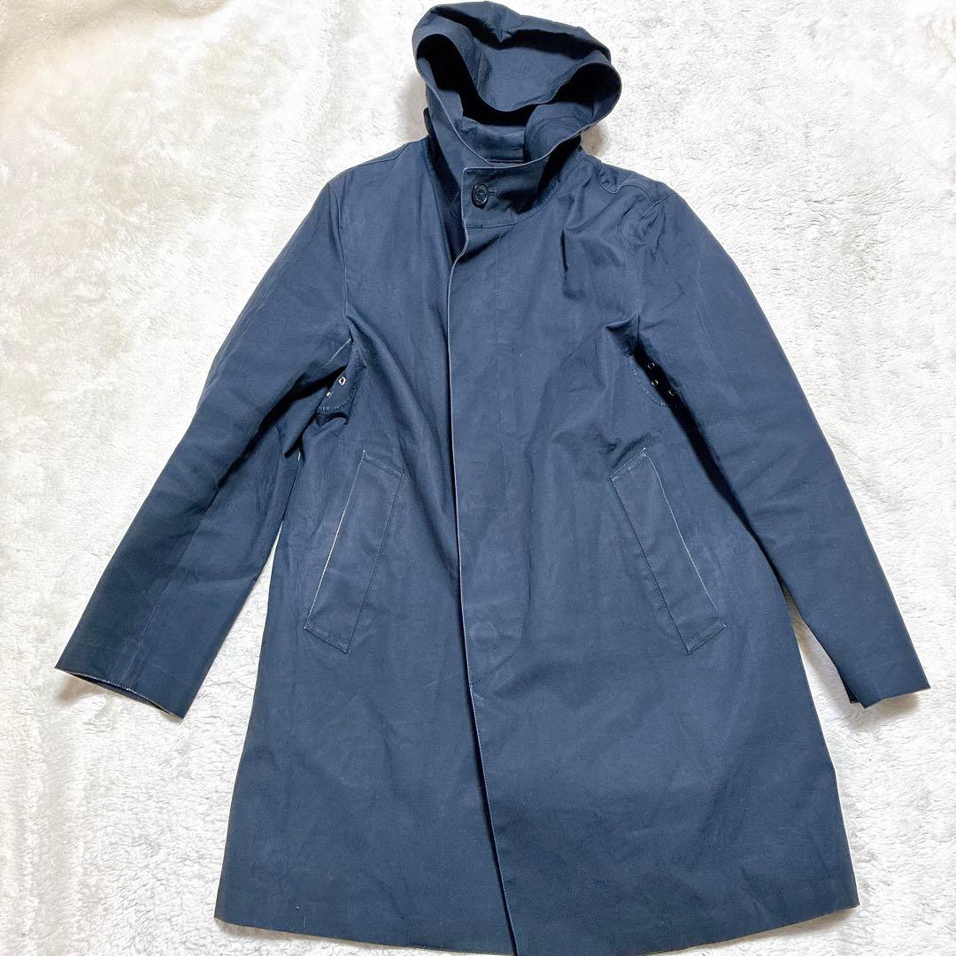 マッキントッシュ フィロソフィー ステンカラーコート フーディー