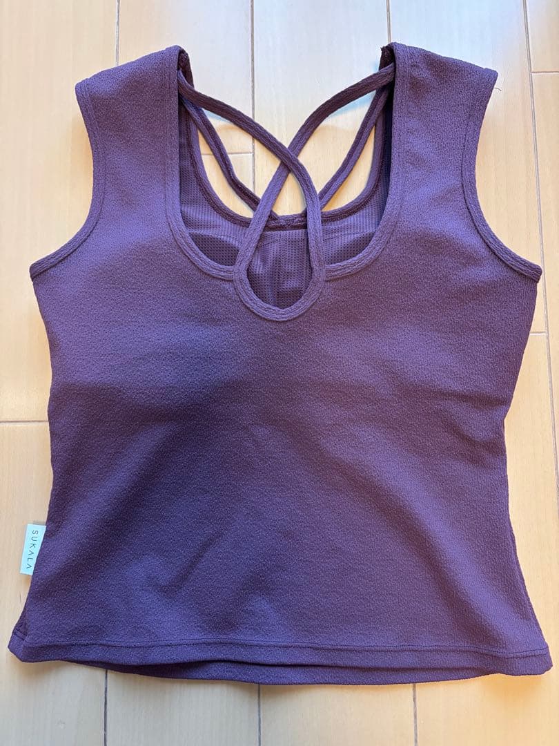 SUKALA】クロスデザインショートタンクトップ Sサイズ 美品 新作