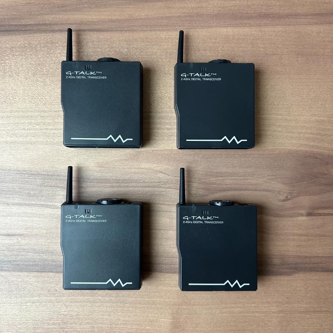 特定小電力 トランシーバ 無線 G-TALK 2.4GHz 4台セット