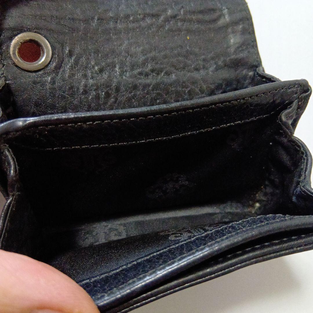 値下げしました☆Chrome Hearts 黒 レザー タイニーウォレット