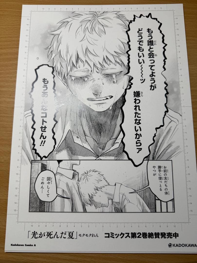 光が死んだ夏 非売品 複製原画6枚 - メルカリ