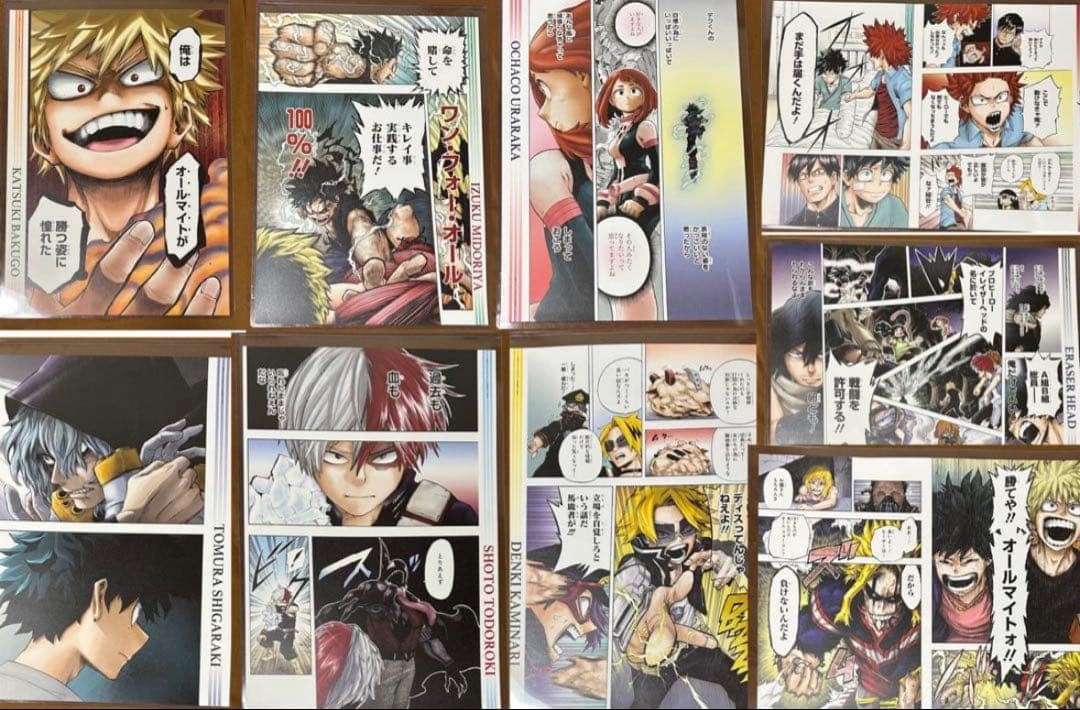 僕のヒーローアカデミア　名場面ポスター2 まとめ売り ☆『僕のヒーローアカデミア』冬フェア原作新商品情報☆ 名場面