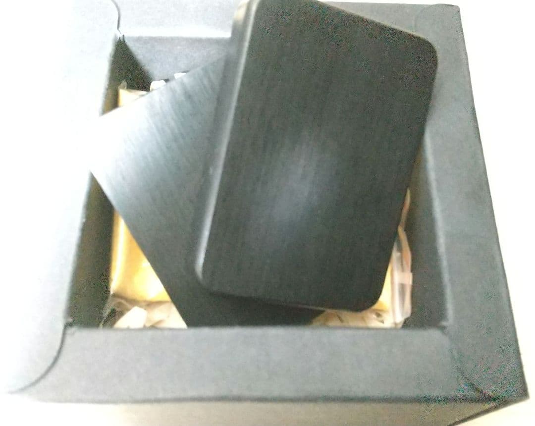 高級銘木　黒檀材のフィジェットスライダー