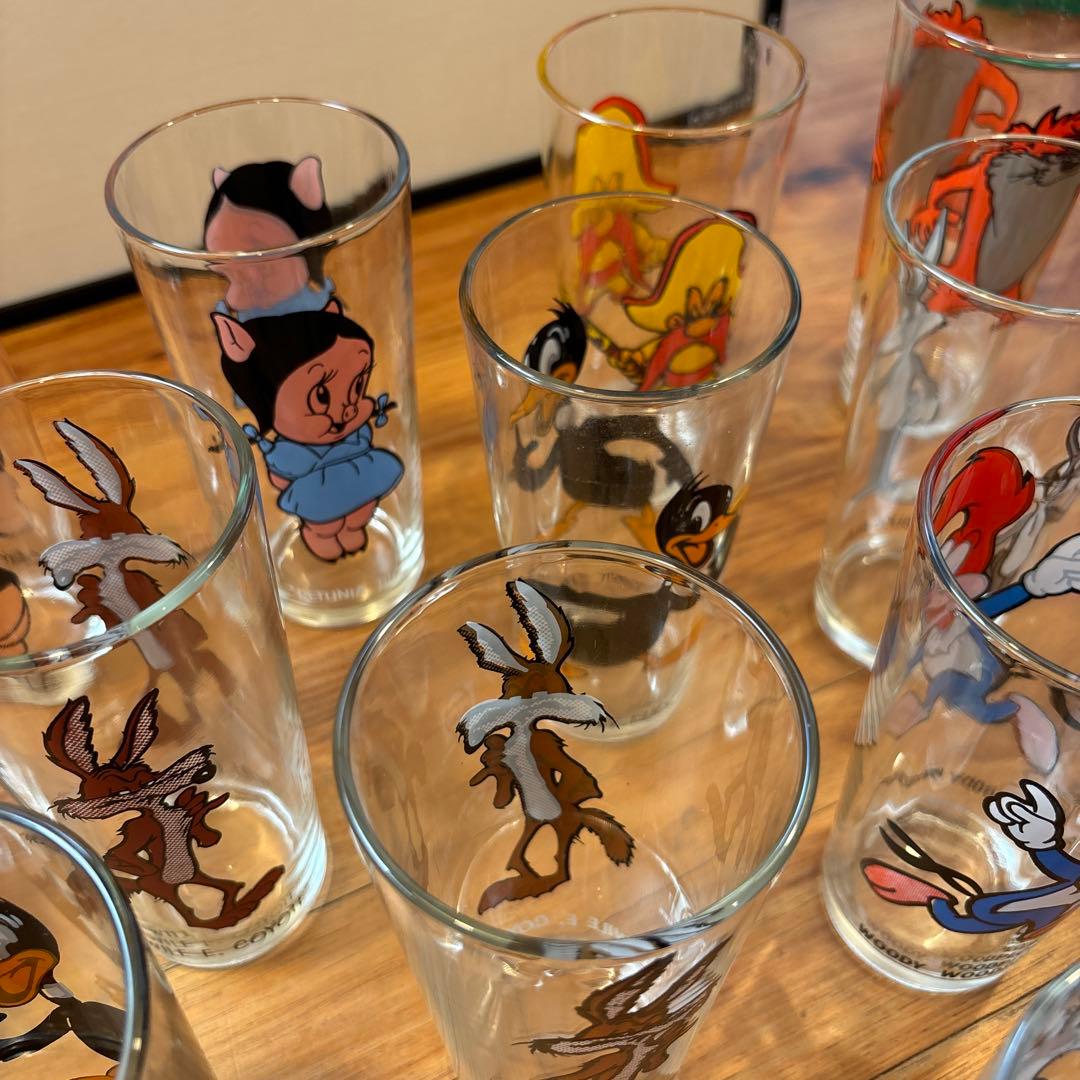 ルーニー・テューンズ PEPSI グラスセット 16個