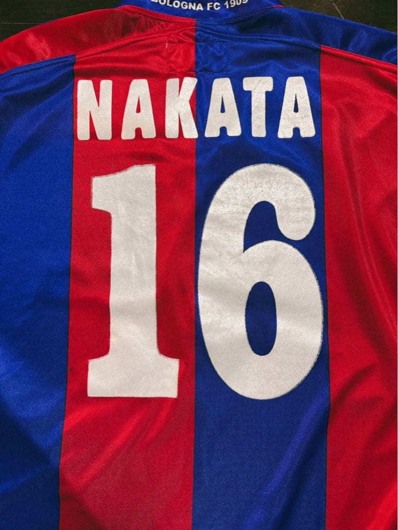 ボローニャ 中田英寿 16 マーキング背番号 ヴィンテージ ゲームシャツ
