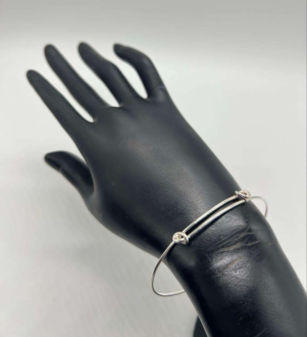 グッチ GUCCI ダブルノット バングル SV800 オールド 希少 - メルカリ