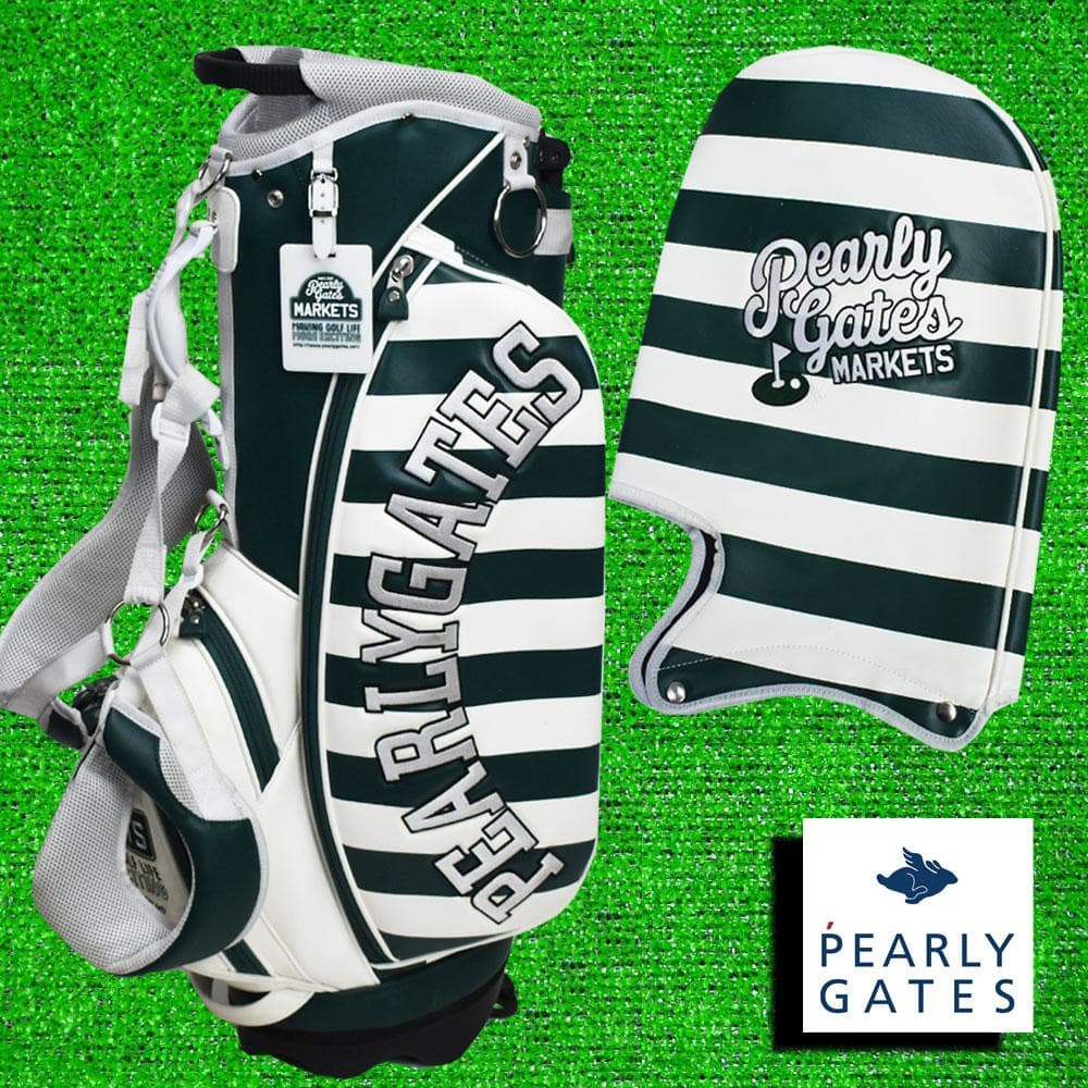 PEARLY GATES/パーリーゲイツ スタンド式 キャディーバック 中古！ PEARLY GATES パーリーゲイツ スタンド式キャディバッグ 格納式