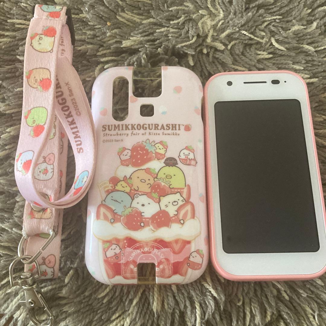 スイミー様専用】auキッズ携帯 マモリーノ6 ピーチ - メルカリ