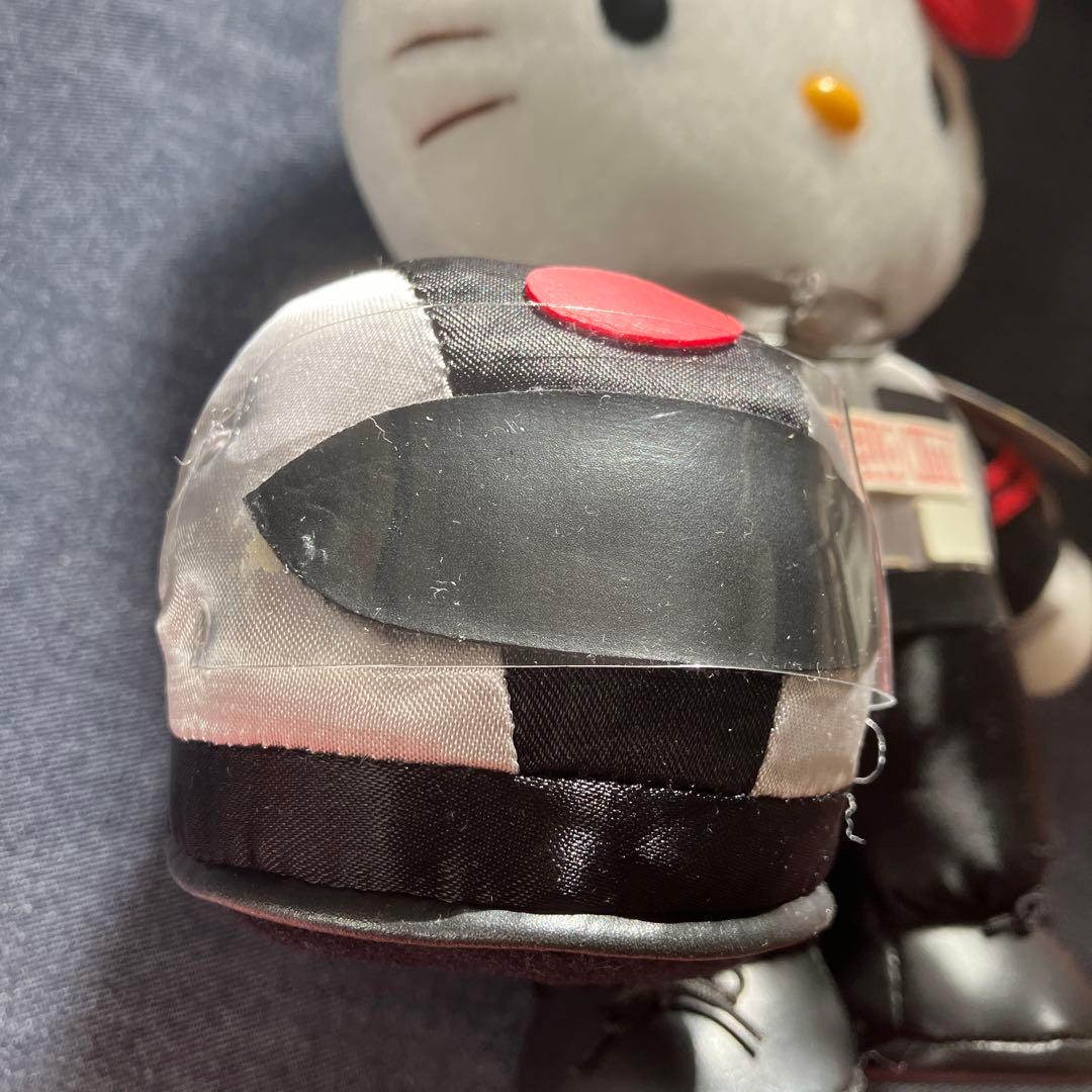 ハローキティ ぬいぐるみ レーシングスーツ ヘルメット付き レーサー
