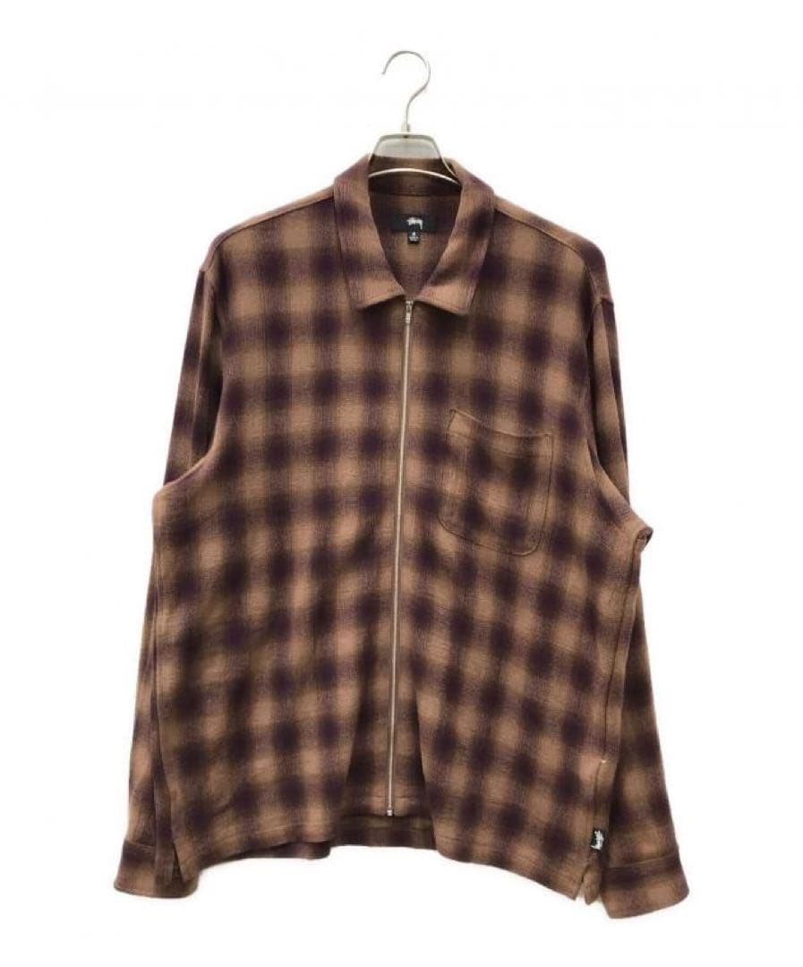 Stussy 24ss コットン100% フランネルジップシャツ 楽天市場】ステューシー STUSSY シャツ 長袖 メンズ Gunn Plaid Zip Up
