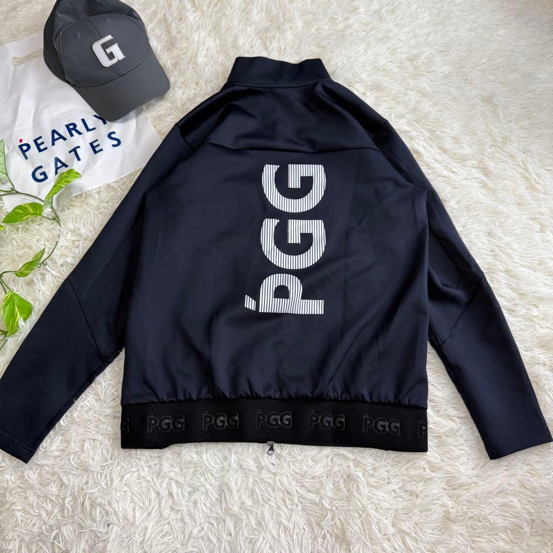 パーリーゲイツ】極美品 セットアップ ネイビー 5サイズ pgg メンズ