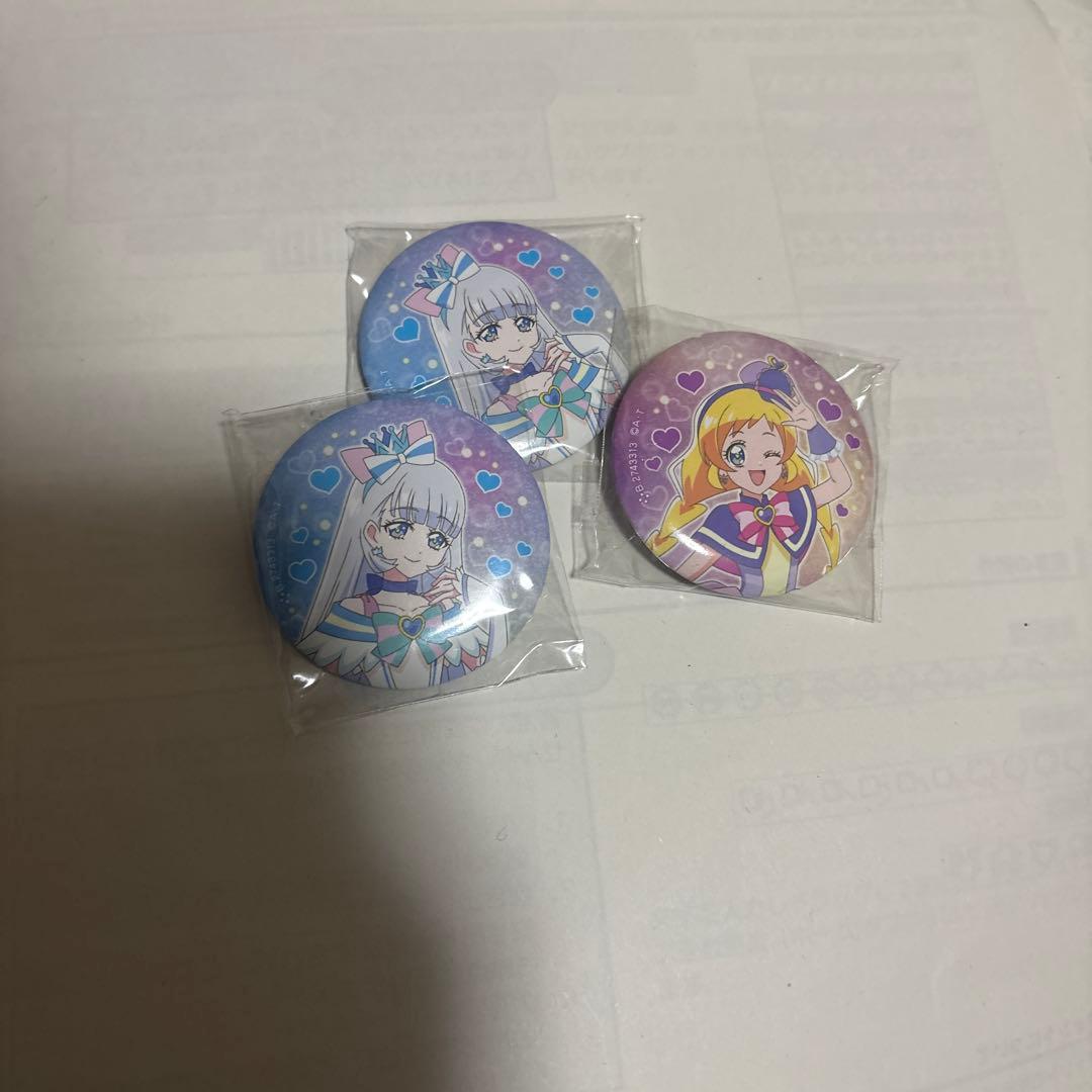 わんだふるぷりきゅあ キュアニャミー キュアフレンディ 缶バッジ