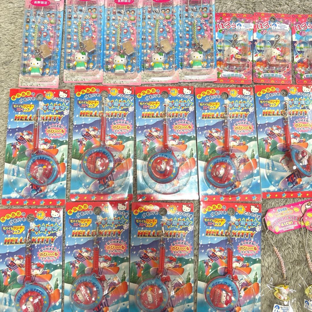 ハローキティ ご当地 根付けストラップ 38点セット