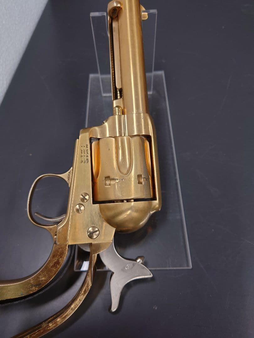 マルシン コルト SAA45 金属 22kメッキ モデルガン グリップ無し