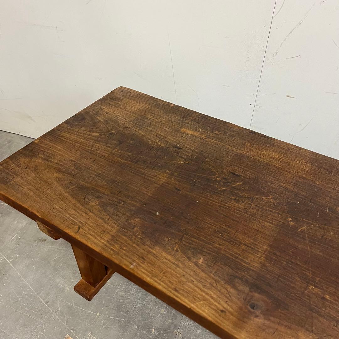 アンティーク 長机 ローテーブル 裁ち台 無垢材 テレビ台 ローボード