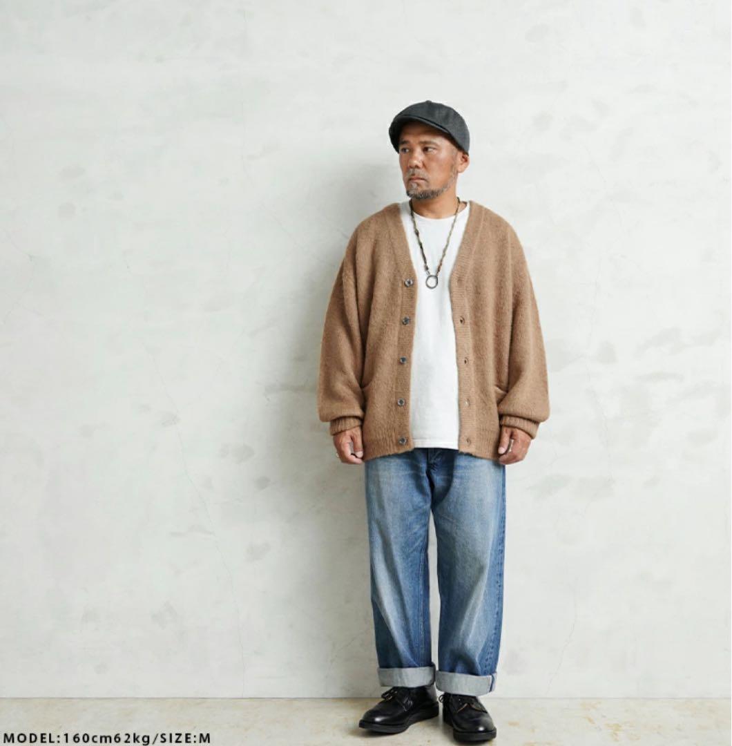 Waiper モヘアニット カーディガン XL - メルカリ