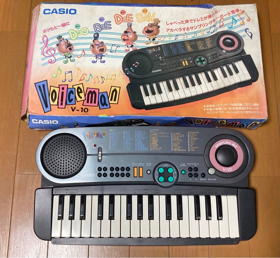 本体美品】CASIO VOICEMAN V-10 箱付 カシオ キーボード - メルカリ