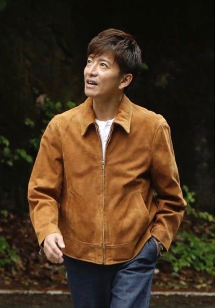 レザージャケット スウェードジャケット キムタク - メルカリ