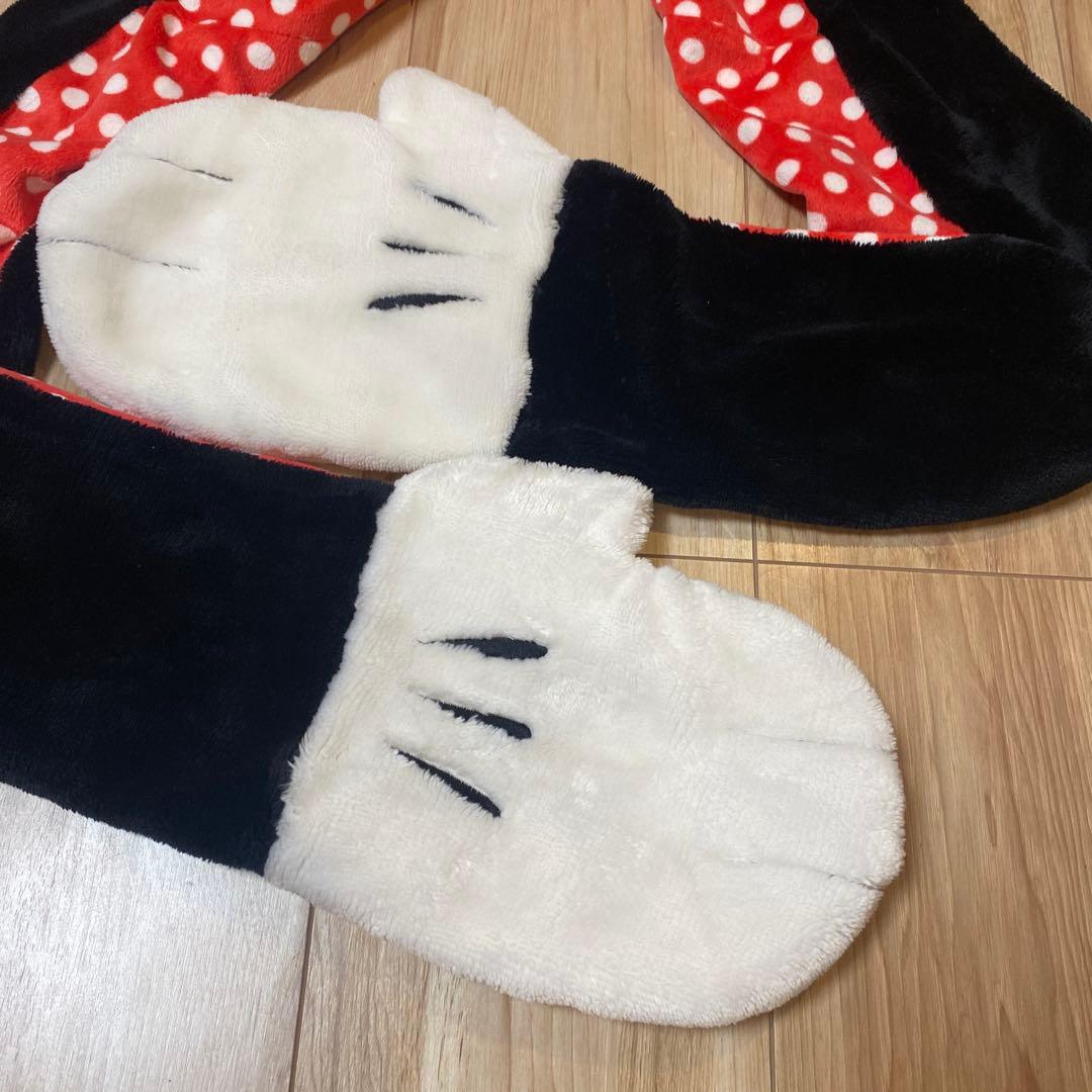 ミニーマウス 手袋付きマフラー ファンキャップ - メルカリ